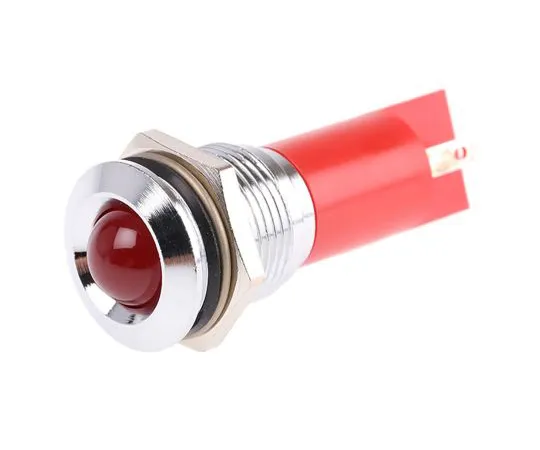 63-6584-90 RS PRO Red Indicator, 115 V dc, 230 V ac, 16mm Mounting Hole Size, Solder Tab Termination 208-217
