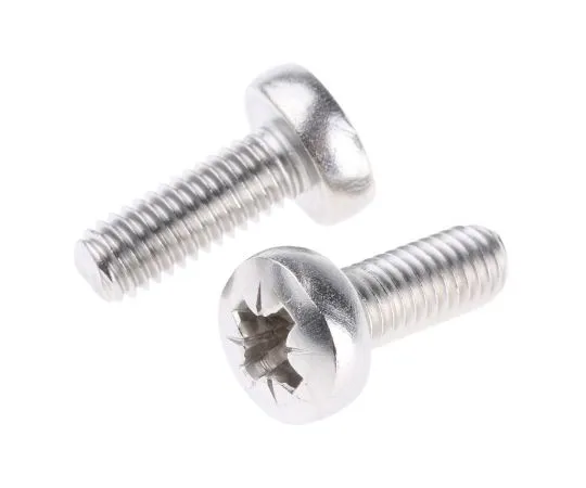 63-6696-45 RS PRO, M6 Pan Head, 16mm Stainless Steel Pozidriv A2 304 Plain 528-918