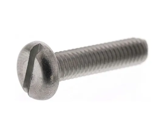 63-6695-49 RS PRO, M6 Pan Head, 25mm Stainless Steel Slot A2 304 Plain 527-145