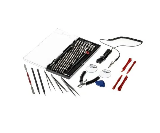 63-6967-27 RS Pro 88 Piece Phone Repair Case Tool Kit 124-9873