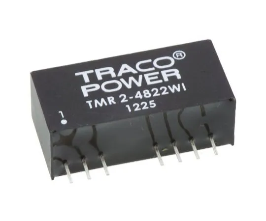 63-7350-72 TRACOPOWER TMR 2WI 2W Isolated DC-DC Converter Through Hole, Voltage in 18 → 75 V dc, Voltage out ±12V dc TMR 2-4822WI