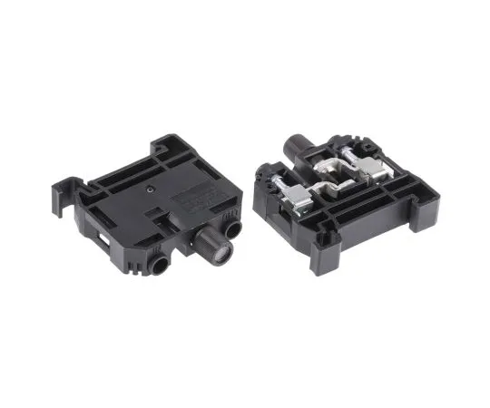 63-6679-09 RS PRO Black F***d DIN Rail Terminal, 22 → 8 AWG, 0.5 → 10mm², 400 V 501-875