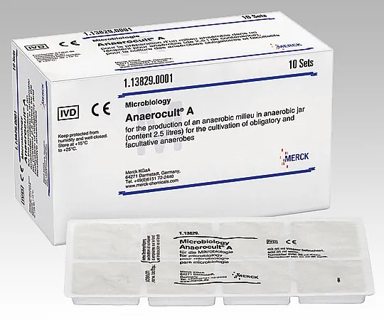 2-2261-11　［Discontinued］Anerocult Anaerobic Cultivation Jar System Gas Generating Agent for Cultivating Anaerobic Microorganisms