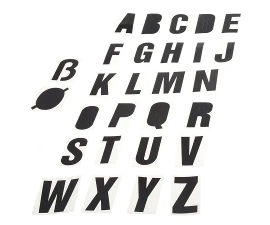 63-6690-18 RS PRO Black Lettering Label, 50mm 514-818