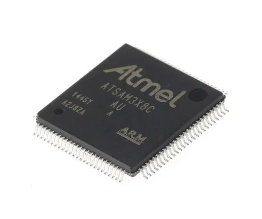 63-7023-04 Microchip, 32bit ARM Cortex M3 Microcontroller, 84MHz, 512 kB Flash, 100-Pin LQFP ATSAM3X8CA-AU