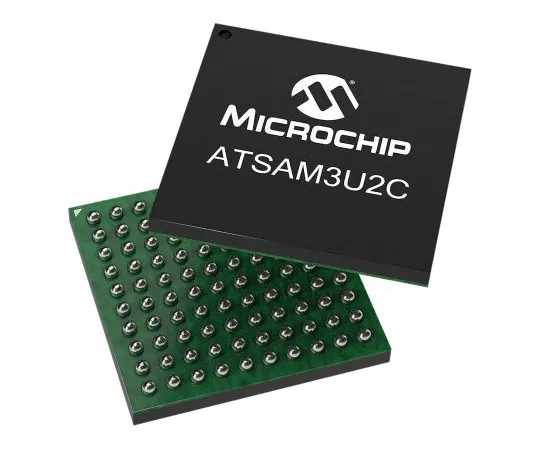 63-7022-99 Microchip Technology ATSAM3U2CA-CU, 32bit ARM Cortex M3 Microcontroller, 96MHz, 128 kB Flash, 100-Pin TFBGA ATSAM3U2CA-CU