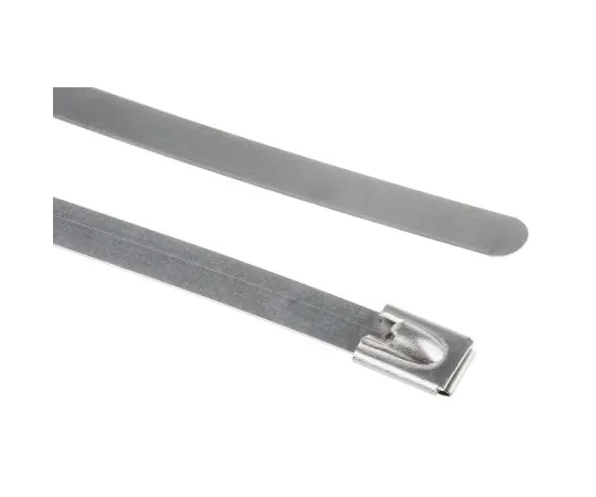 63-6895-25 RS PRO Steel Cable Tie Stainless Steel Roller Ball, 360mm x 7.9 mm 123-5035