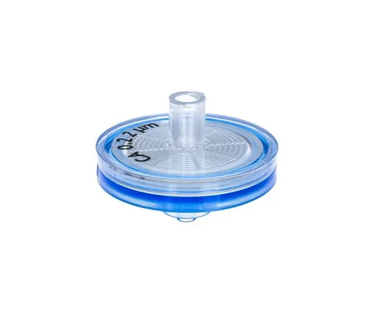65-3729-05 ABLUO Syringe Filter Unsterilized 25 mm FLL/MLL Acrylic Blue CA 0.22 μm 10pc FJ25ANCCA002DT01