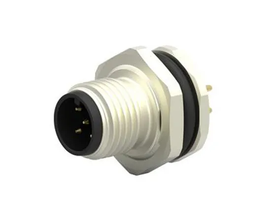 63-7040-81 TE Connectivity M12 Series Panel Mount Connector, 5 contacts Socket T4140012051-000