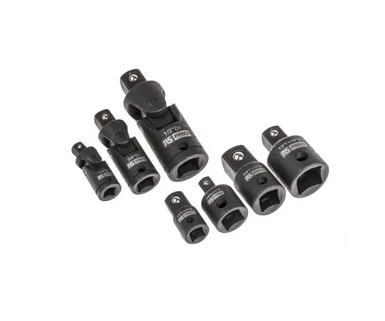 63-6972-24 RS Pro Socket Adapter Set 6.35 mm, 9.52 mm, 12.7 mm Square Universal Adapter Set 125-0933