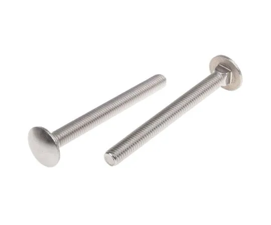 63-6833-64 Plain Stainless Steel Coach Bolt, M8 x 80mm 122-4432