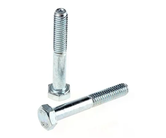 63-6612-01 Clear Passivated, Zinc Steel Hex Bolt, M6 x 40mm 279-559