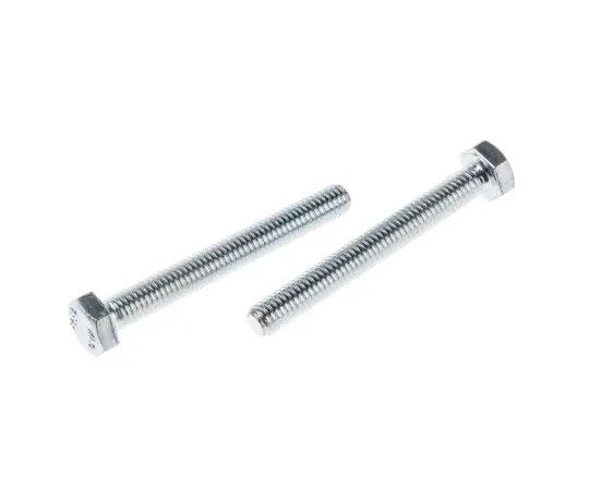 63-6695-63 Zinc plated & clear Passivated Steel Hex M6 x 50mm Set Screw 527-476