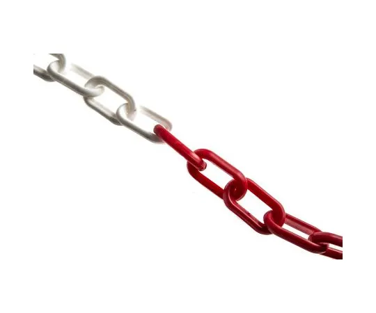 63-6679-54 RS PRO Red & White Barrier & Stanchion Chain, Chain Barrier 503-679