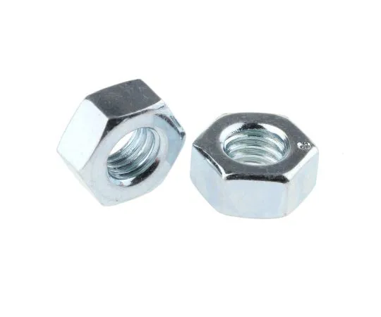63-6579-63 RS PRO Steel Hex Nut, Bright Zinc Plated, M6 198-352