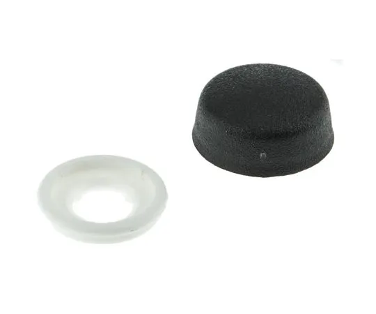 63-6701-39 RS PRO 50 Piece Black Domed Cap & Cup Washer Kit 1507/MM6X25 BLEU 549-117