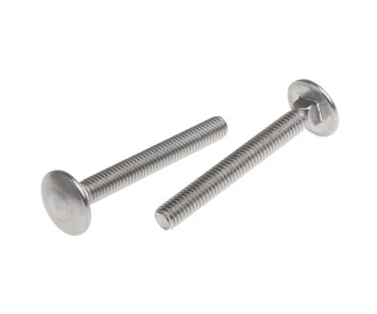 63-6833-54 Plain Stainless Steel Coach Bolt, M6 x 50mm 122-4422