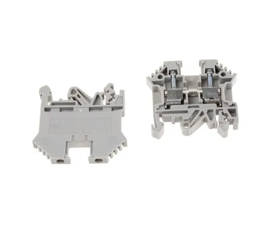 63-6678-94 RS PRO Grey Standard Din Rail Terminal, 0.2 → 4 mm², 0.2 → 4mm², 800 V 501-803