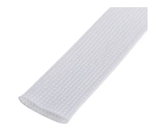 63-6635-21 RS PRO Expandable Braided PET Grey Cable Sleeve, 50mm Diameter, 5m Length 408-255