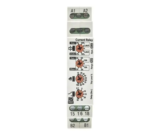 63-6743-16 RS PRO Current Monitoring Relay With SPDT Contacts, 1 Phase 102-6134