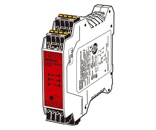 62-4613-53 Small Contactless Door Switch Controller G9SX-NS G9SX-NS202-RT DC24