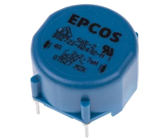 63-6613-90 Double Choke Coil 2.7 mH 4 A 60 mΩ B82723A2402N001