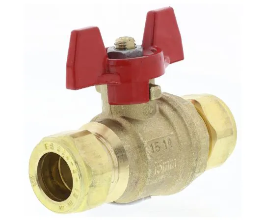 63-6671-33 RS PRO Brass Reduced Bore Ball Valve 2 Way 486-299