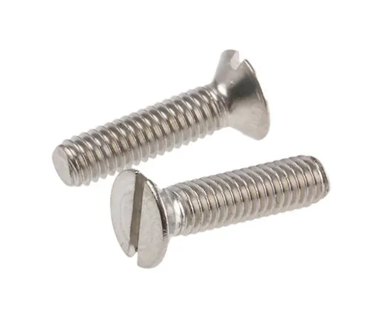 63-6695-51 RS PRO, M4 Countersunk Head, 16mm Stainless Steel Slot A2 304 Plain 527-195