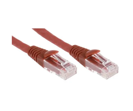 63-6703-15 RS PRO Red Cat6 Cable, U/UTP, Male RJ45/Male RJ45, Terminated, 2m 556-663