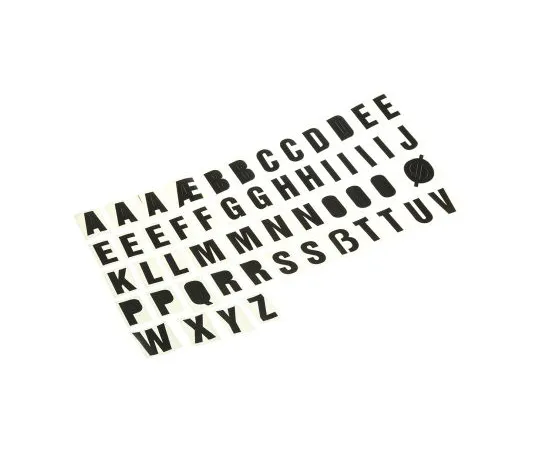 63-6690-15 RS PRO Black Lettering Label, 30mm 514-802