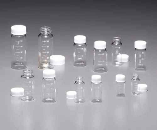 61-0061-77　［Discontinued］Screw Vial Bottle (With Scale) 5mL CLM-5M (100 Pieces)　CL3001-01-01
