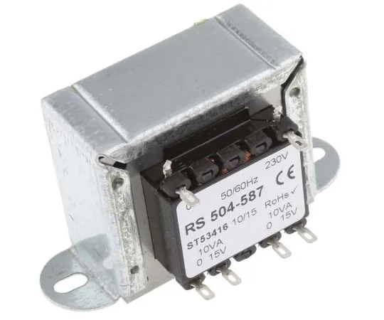 63-6680-53 RS PRO 20VA 2 Output Chassis Mounting Transformer, 15V ac 504-587