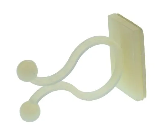63-6668-05 RS PRO Cable Clip Natural Self Adhesive Nylon Bunny Clip, 14.8mm Max. Bundle 479-601