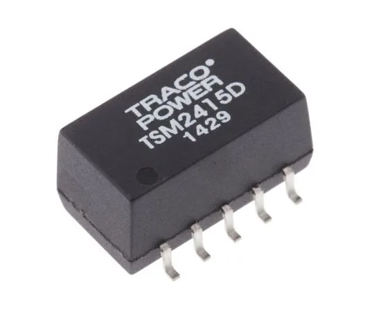 63-7350-65 TRACOPOWER TSM 1W Isolated DC-DC Converter Surface Mount, Voltage in 21.6 → 26.4 V dc, Voltage out ±15V dc TSM 2415D