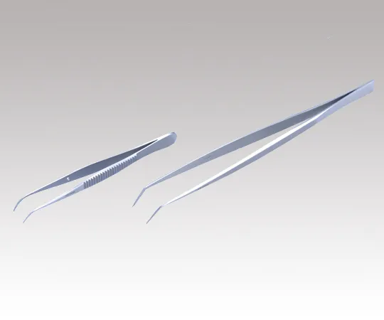 2-530-01　［Discontinued］NO.4 Tip Curved Tapered Tweezers without Hook 100mm　No.4