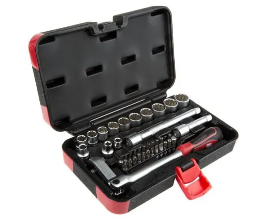 63-6606-17 RS PRO 40 Piece Socket Set, 3/8 in Square Drive 253-166