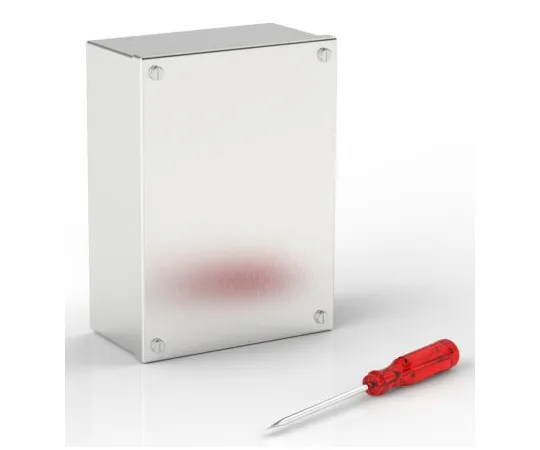 63-6814-03 RS PRO 304 Stainless Steel Satin Adaptable Enclosure Box, 0 Knockouts 220mm x 160 mm x 85mm 121-9697