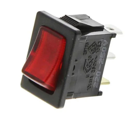 63-6641-85 RS PRO Illuminated Single Pole Single Throw (SPST), On-None-Off Rocker Switch Panel Mount 419-782