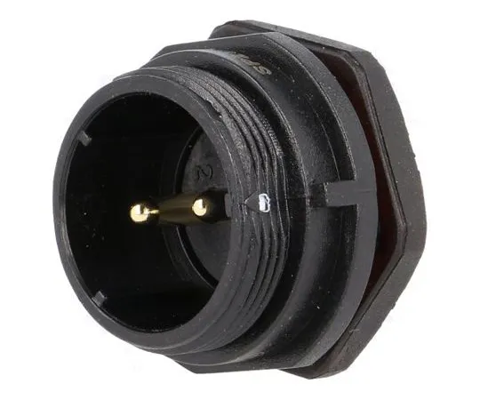 63-7026-01 RS PRO Panel Mount Connector, 2 contacts Socket 131-6370