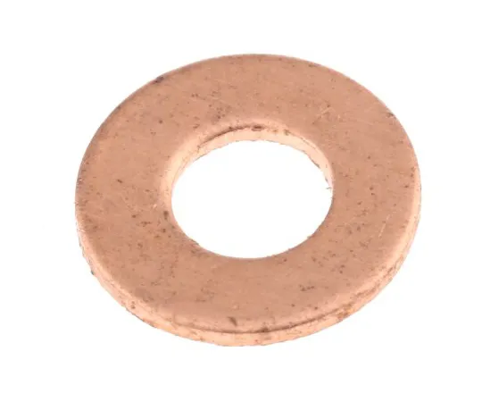63-6615-57 Copper Plain Washer, 0.8mm Thickness, M4 293-173