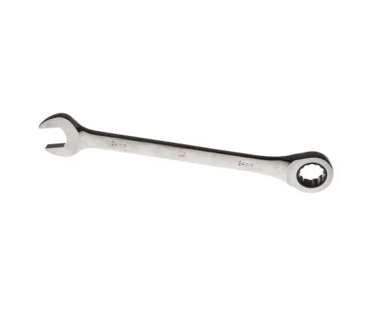 63-6672-01 RS PRO Metric 24 mm Chrome Combination Ratchet Spanner 487-270