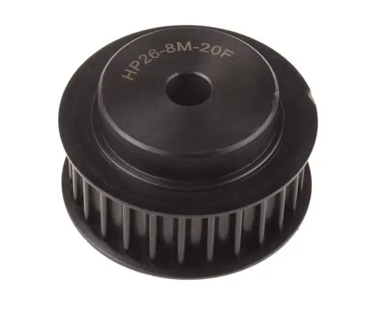 63-6574-84 RS PRO Timing Belt Pulley, Steel 20mm Belt Width x 8mm Pitch, 26 Tooth 184-814