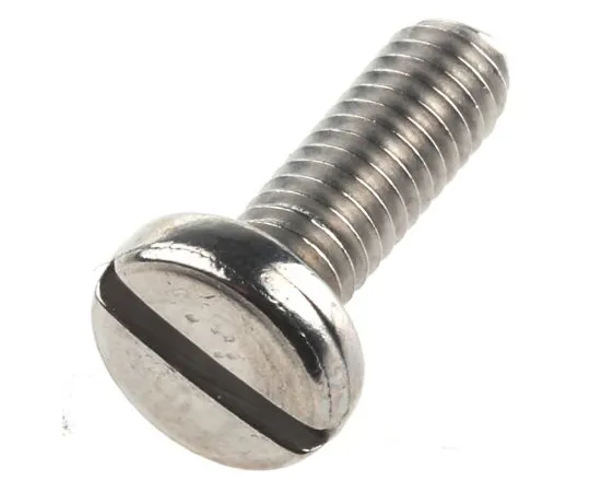 63-6575-95 RS PRO, M4 Pan Head, 12mm Stainless Steel Slot A4 316 Plain 189-383