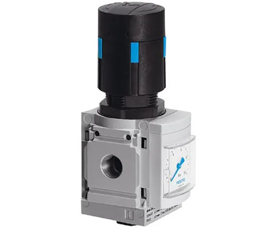 63-6998-31 Festo Pneumatic Regulator 1000 to 7500L/min G 1/8, 0.8 to 20bar MS4-LR-1/8-D6-WR