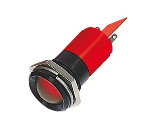63-6586-11 RS PRO Red Indicator, 24 V ac/dc, 22mm Mounting Hole Size, Solder Tab Termination 209-793
