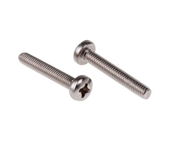 63-6696-39 RS PRO, M4 Pan Head, 25mm Stainless Steel Pozidriv A2 304 Plain 528-851