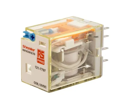 63-6808-87 RS PRO, 12V dc Coil Non-Latching Relay 4PDT, 6A Switching Current Plug In, 4 Pole 121-7797