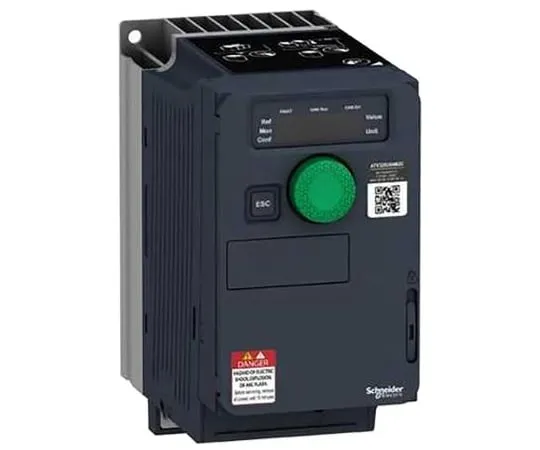 63-6980-27 Schneider Electric Variable Speed Drive, 1-Phase In, 0.1 → 599Hz Out 0.55 kW, 230 V ac with EMC Filter ATV320U06M2C