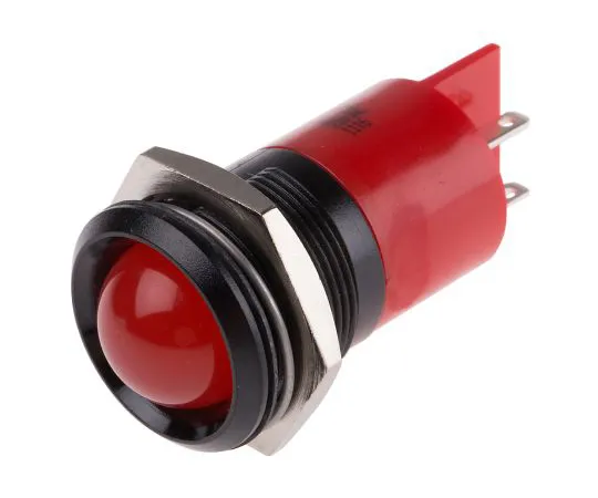 63-6584-11 RS PRO Red Indicator, 230 V ac, 22mm Mounting Hole Size, Tab Termination, IP67 207-236