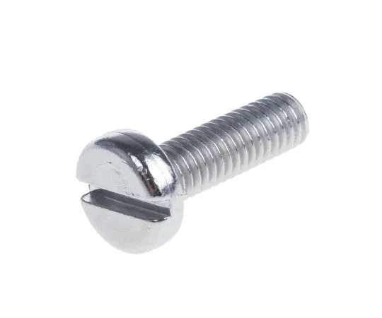 63-6575-89 RS PRO, M3 Pan Head, 10mm Stainless Steel Slot A4 316 Plain 189-311